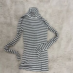 Striped Turtleneck Sweater by Wilfred xs